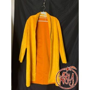 Long Suede Dress Blazer